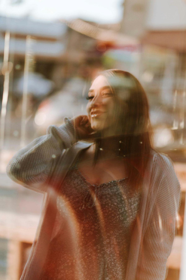 Confident young woman who knows her pregnancy choices